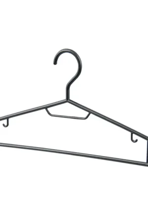 Lot de 10 cintres en plastique noir Solde